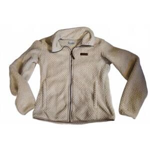 Columbia Fireside ll Sherpa Fleece Zip Jacket - Chalk Sz. M